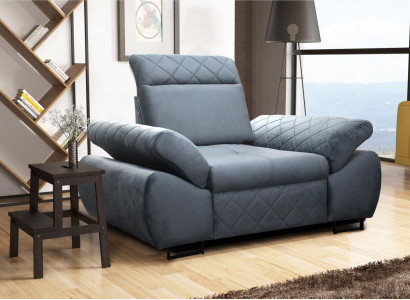Armchair 1 Seater Upholstery Sofas Lounge Club Furniture Design Living room Textile Couch